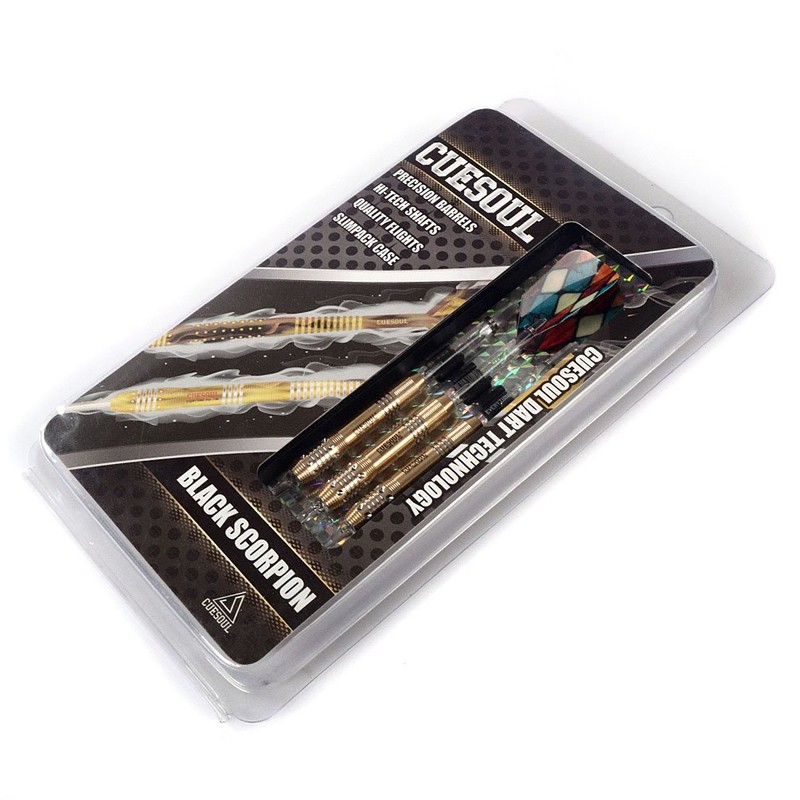 CUESOUL 16g Black Scorpion Soft Tip Darts (CSBCD005)