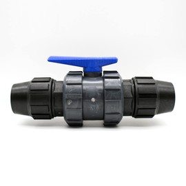 DOJA Barcelona PVC Fitting Valve Pack 1 20 mm PTFE PVC Ball Valve PVC Pipe Connector Valves Hose Connector Drip Irrigation Garden Density and Precise Sealing