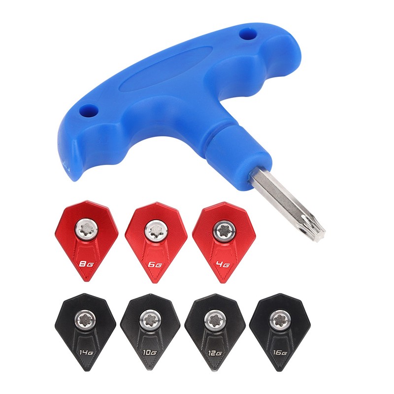 Portable Quality Golf Clubs Head Wrench Accessory with 7 Weight