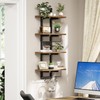Creso hom Floating Shelves with Hooks, Wood Wall Shelves for