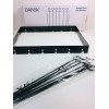 Dansk Kabob Folding Rack With Six 14” Long Skewers For