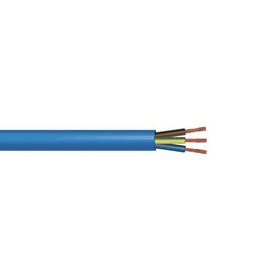 WCC® 3183A/3183AG Arctic Grade Flex Blue Flexible Cable - 1.5mm² and 2.5mm² - Heavy-Duty PVC Rubberised Electrical Insulation Wire for Harsh Environments - Indoor Outdoor Use (5m, 2.5mm)