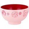 新 ディズニー プリンセス 塗 汁椀 M 子供用 食器 ピンク 114519