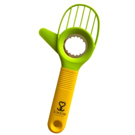 SimSim 3 in 1 Professional Quality Avocado Peeler Slicing Coring Safe Kitchen Tool
