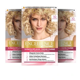 L'Oréal Paris Excellence Cream Pack of 3 x 268 g