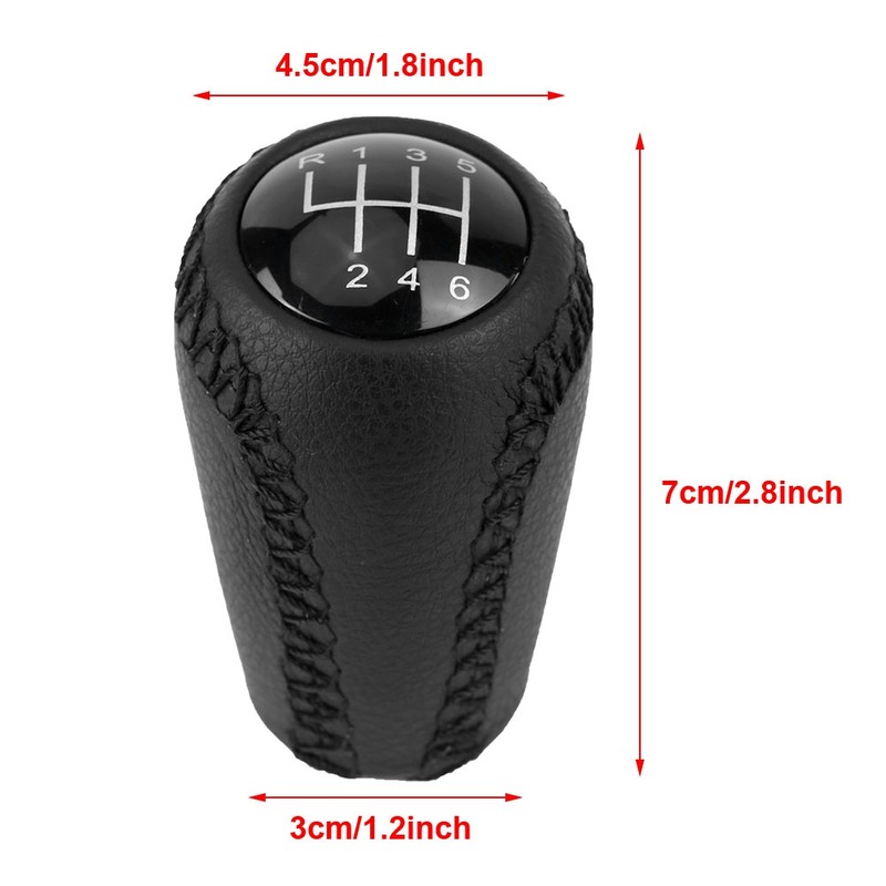Leather Gear Stick Shift Knob Cover for Mazda 3 BK