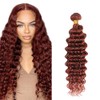 34 Inch Auburn Bundles Reddish Brown Deep Wave Bundle Color