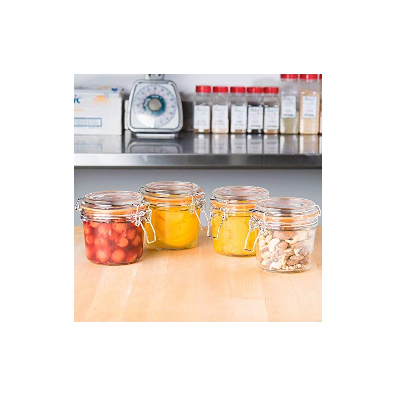 Tablecraft Airtight Glass Jars