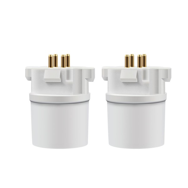 DiCUNO GX10q to E26 Socket Conversion Adapter (GX10q-1/-2/-3/-4) 2-Pack