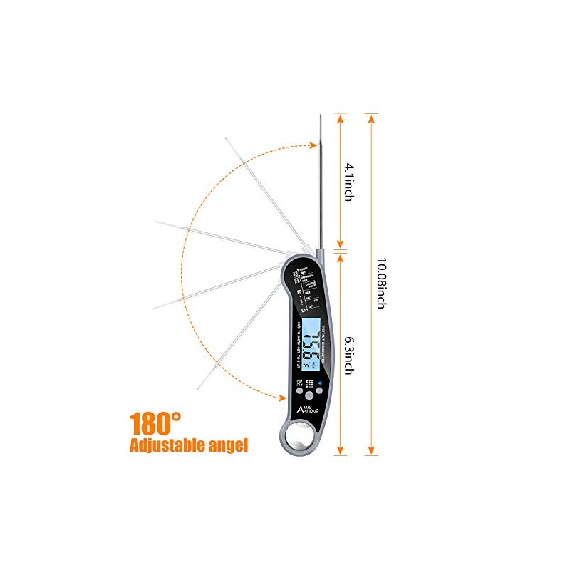 Digital Meat Thermometer - Ultra Fast Instant Read Food Thermometer