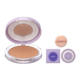 POWDER FOUNDATION soft-focus formula, fine pores, and long-las ting, makeup setting (D, ONE SIZE)