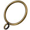AMZSEVEN 44 Pack Curtain Rings with Eyelets, Metal Drapery Rings