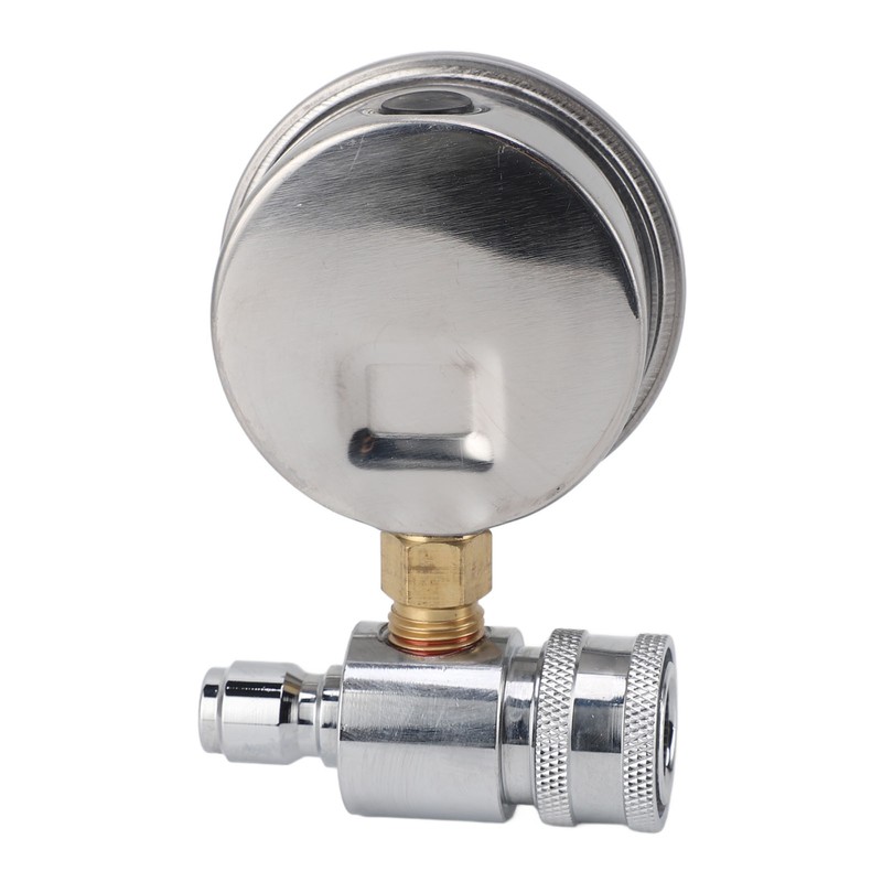 Pressure Washer Gauge 6000psi High Pressure 3/8in Quick Connect Parts
