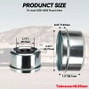 Xukey (4) Trailer 2.44" Axle EZ Lube Grease Hub Cover