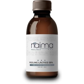 NAIMA Peeling Ácido Láctico 30%, 50ml Solución para Peeling Facial Exfoliación Suave, Hidratación Profunda Fórmula Efectiva Antimachas y Líneas de Expresión Tratamiento Para Pieles Sensibles