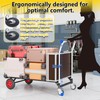 Hand Truck Dolly Heavy Duty, 2 in 1 Convertible Hand