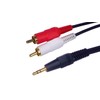 MST-1.5 (1.5m) 3.5 Stereo Mini Plug-RCA Red White OFC Audio