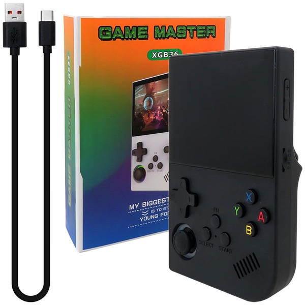 Hevituwhe 2025 XGB36 Handheld Game Console, 3.5 Inch HD, Portable
