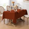 Softalker Fall Rectangle Weaved Texture Tablecloth,Jacquard Waterproof Wipeable Stain Resistant
