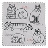 Marushin 6805013300 Mini Towel, Lisa Larson Name Sketch Cat, 100%