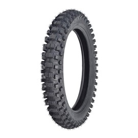 AlveyTech 90/100-16 Tire for Dirt Bikes (Single) - Durable Pneumatic Black Rubber Tires with Aggressive Knobby Tread, Mini Bike Parts, DIY Install, 2-Wheeler Replacement Accessories for Baja, Coolster