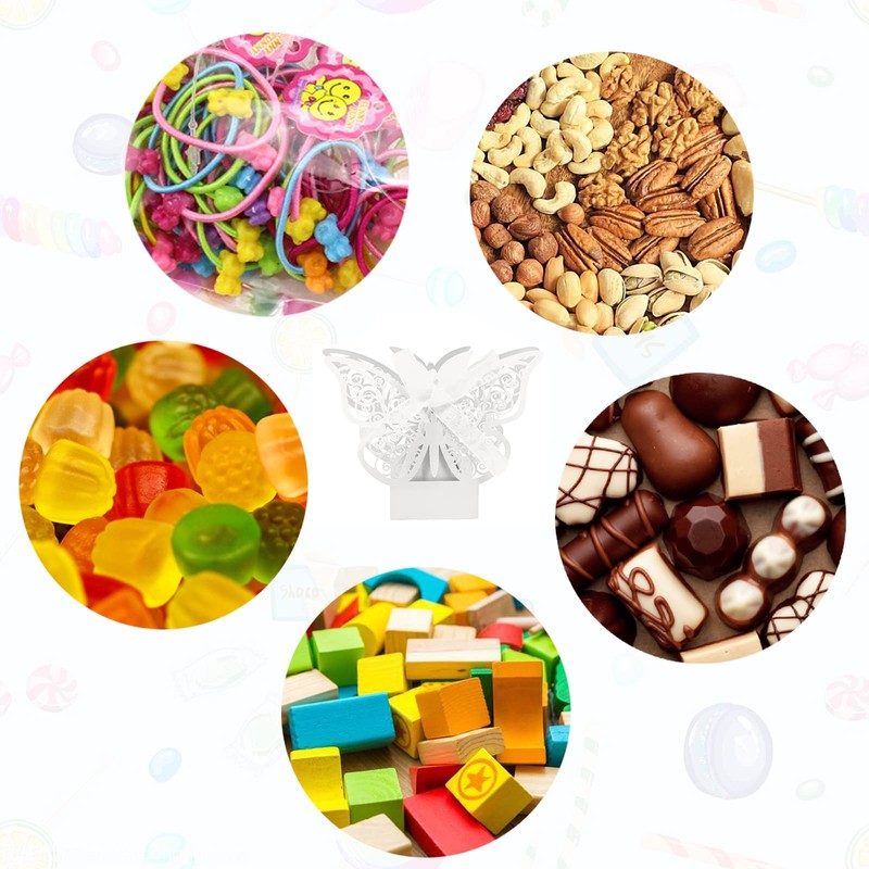 Small Wedding Candy Box - 50 Pieces, Gift Box with