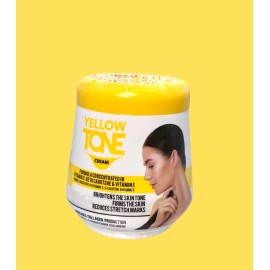 Yellow Tone Beauty Cream Jar 450mL