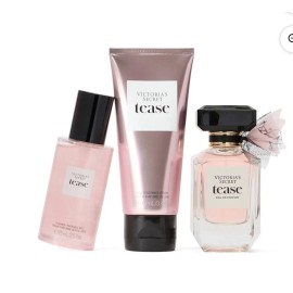 Victoria's Secret Tease 3 Piece Luxe Fragrance Gift Set: 1.7 oz. Eau de Parfum,