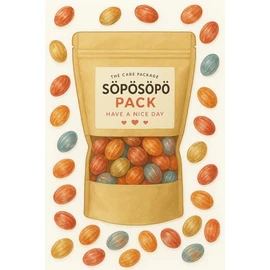 SÖPÖSÖPÖ Scandinavian Treat Pack – Tyrkisk Peber Hot & Sour – 150g Nordic Candy Bag – Fruity Shell with Salty Licorice Core – Vegan – Bold Nordic Mix soposopo pack