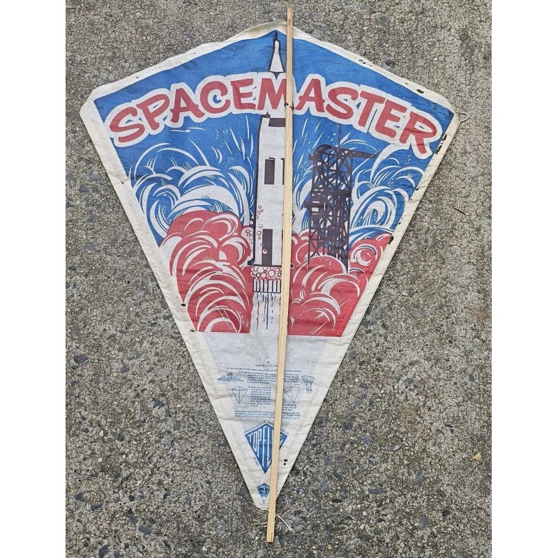Top Flite Vintage 1970's Top Flite Paper Kite Spacemaster Rocket