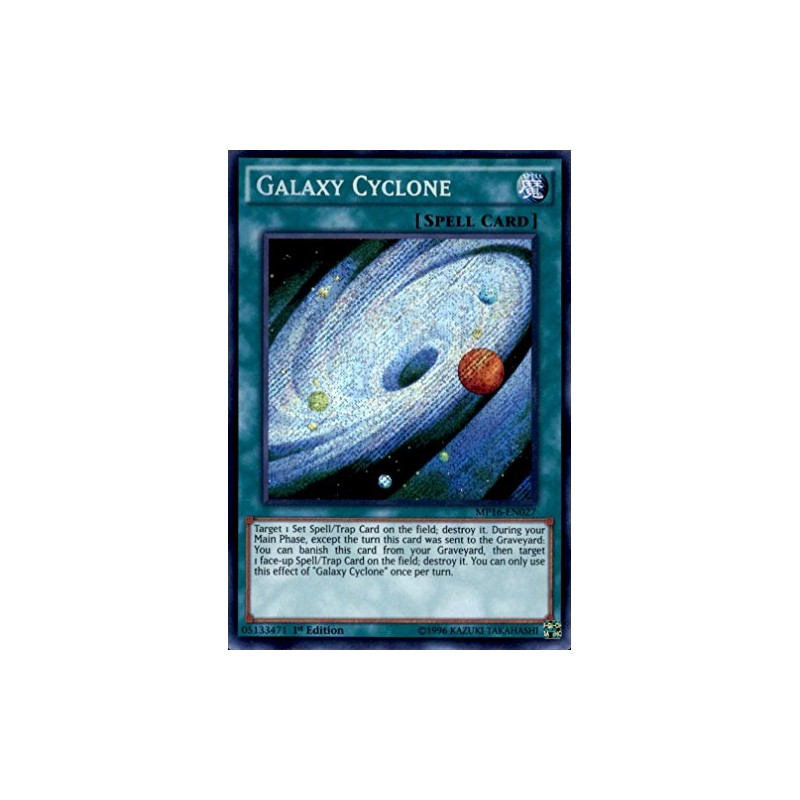 YU-GI-OH! - Galaxy Cyclone (MP16-EN027) - Mega Pack 2016-1st Edition