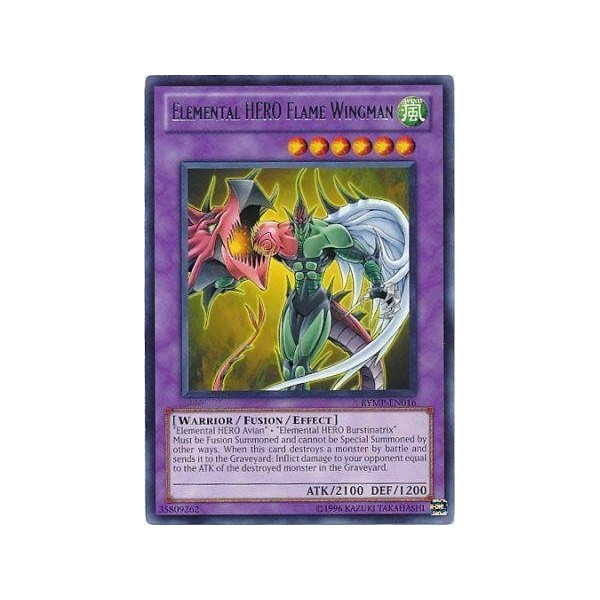 Yu-Gi-Oh! - Elemental HERO Flame Wingman (RYMP-EN016) - Ra Yellow