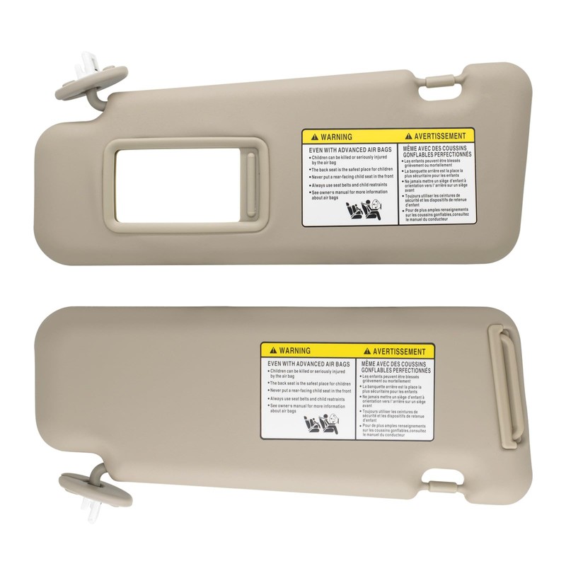 NHILES Left Driver & Right Passenger Side Sun Visor Compatible