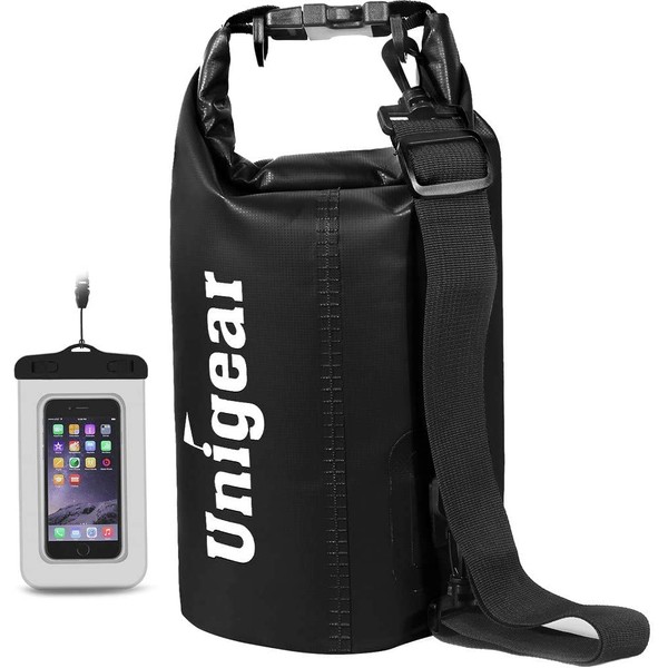 Unigear Waterproof Bags/Waterproof Bags/Dry Bag (2L/5L/10L/20L/30L/40L) for Outdoor Activities and Water Sports Camping Kayak Fishing with Waterproof Phone Pouch