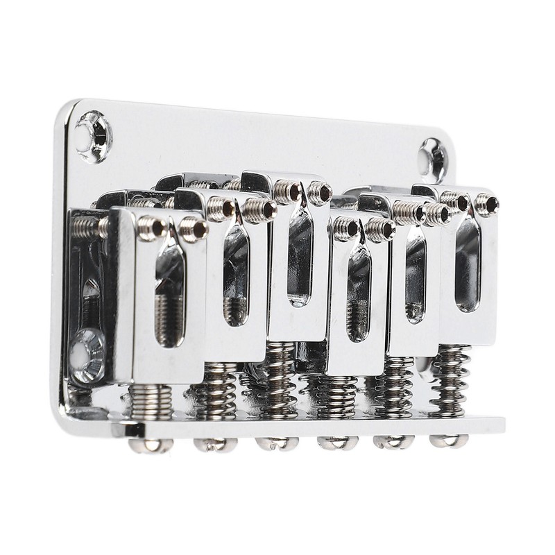6 String Guitar Bridge Replacement Zinc Alloy Electric Guitar Saddle