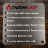 ThermiChef 14" by 14" Pizza Steel (3/8" Deluxe Thickness) -