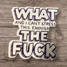 WTF STICKER
