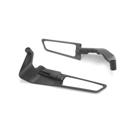 GZDLMoto Naked Motorcycle Rearview Stealth Mirrors Handlebar Side Mirror Universal Fit for Y-amaha MT07 MT09 MT10 Tracer 900,K-awasaki Z400 Z500 Z650,Duke 390 250 120,Honda CB650,Aprilia V4