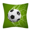 Cikonielf 2Pcs Sofa Pillow Case, Sports Ball Pattern Style Cushion