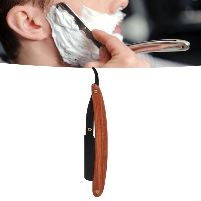 Straight Edge Razor Men Barber Stainless Steel Folding Manual Shaver
