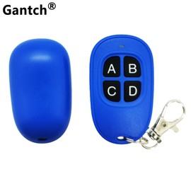 Universal Copy Remote Key Smart Home Remote Control Key Fob, 4 Buttons Cloning Wireless Remote Control Key Fob 433mhz for Car Garage Door Gate Skylight