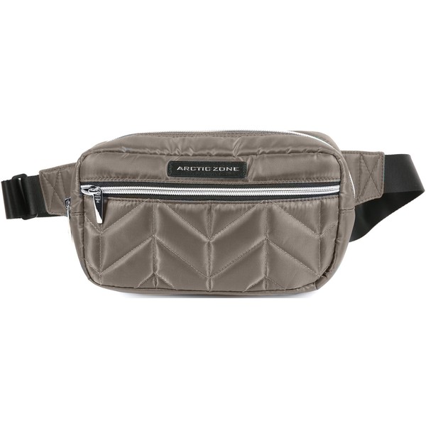 Arctic Zone Quilted Insulated Crossbody and Belt Bag Lunch Pack,