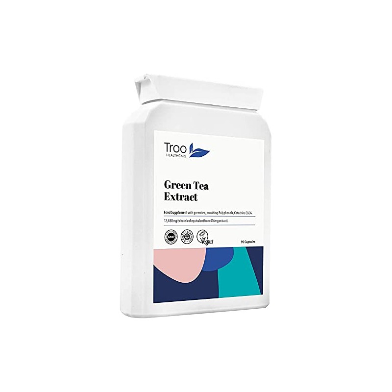 Green Tea Extract Supplement (12,480mg) - 90 Capsules - Providing