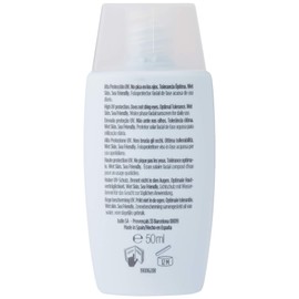 Very high UVA/UVB HE-VL IR-A sun protection face protection