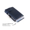 SecWal Card Holder With Coin Compartment, Press Stud - Blue