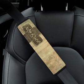 Bagea-Ka 2 Pack Car Seat Belt Pad Cover Christian Religious Bible Verse The Lord is My Rock Pattern for Adults Kids, Universal Soft Safety Belt Shoulder Strap Cushion for Backpack Bag Straps Cover