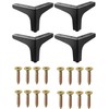 4Packs 4in Metal Cabinet Furniture Legs - 4inch 10cm Sofa