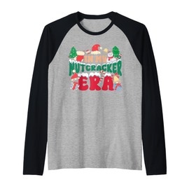 Christmas In My Nutcracker Era Toy Soldier Costume Xmas Raglan Baseball Tee