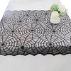 CPCOIN Black Lace Tablecloth 32" x 41" Halloween Spider Cobweb