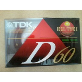 TDK Audio Cassette FERRO, Type I, Brown, 60 Min